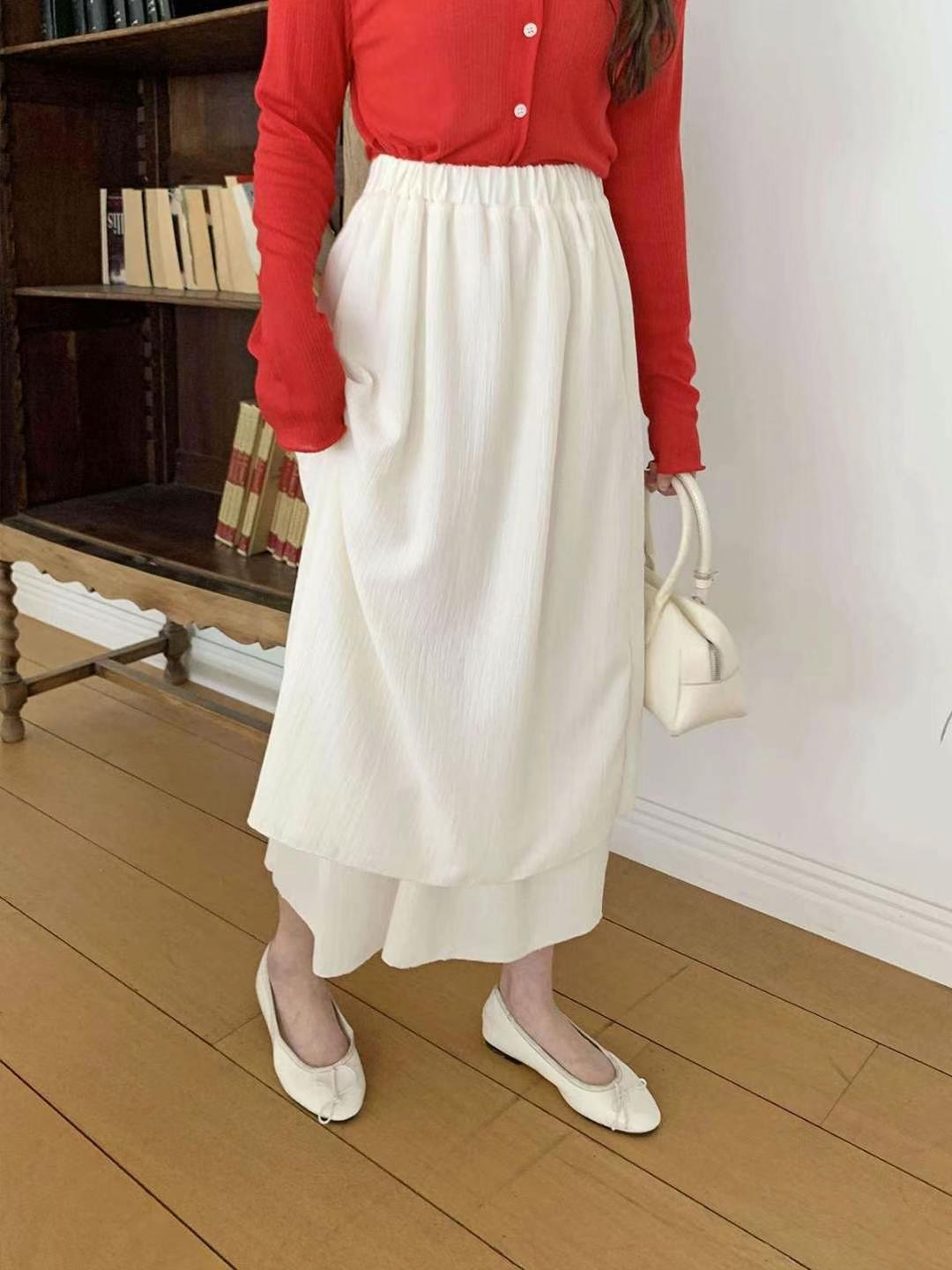 STELLA SKIRT韓國直郵㊣女士新款時尚25春夏熱賣人氣職業長裙STELLA SKIRT長裙