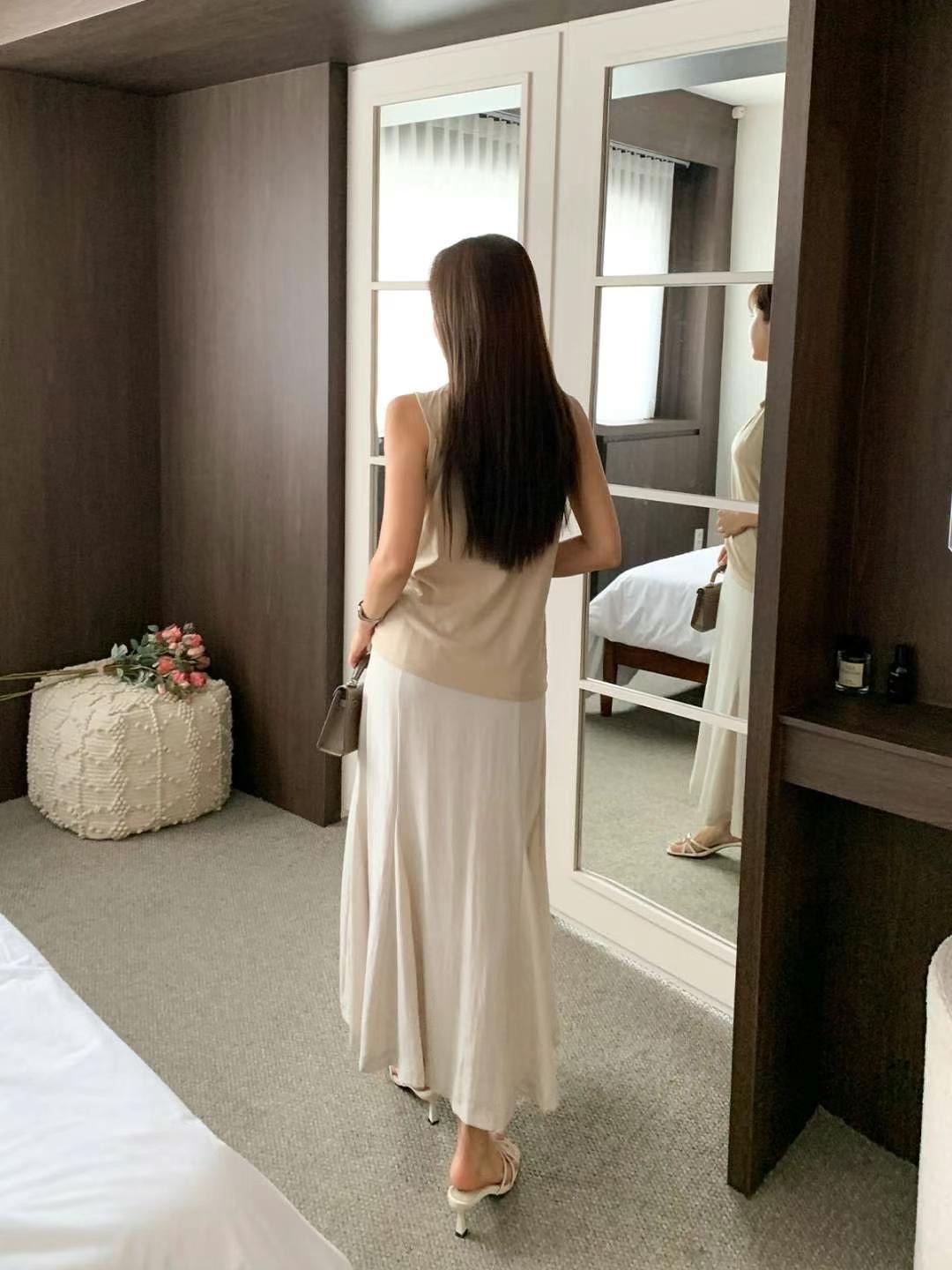 STELLA SKIRT東大門㊣直郵女裝新品25春夏時尚職業推薦長裙STELLA SKIRT長裙