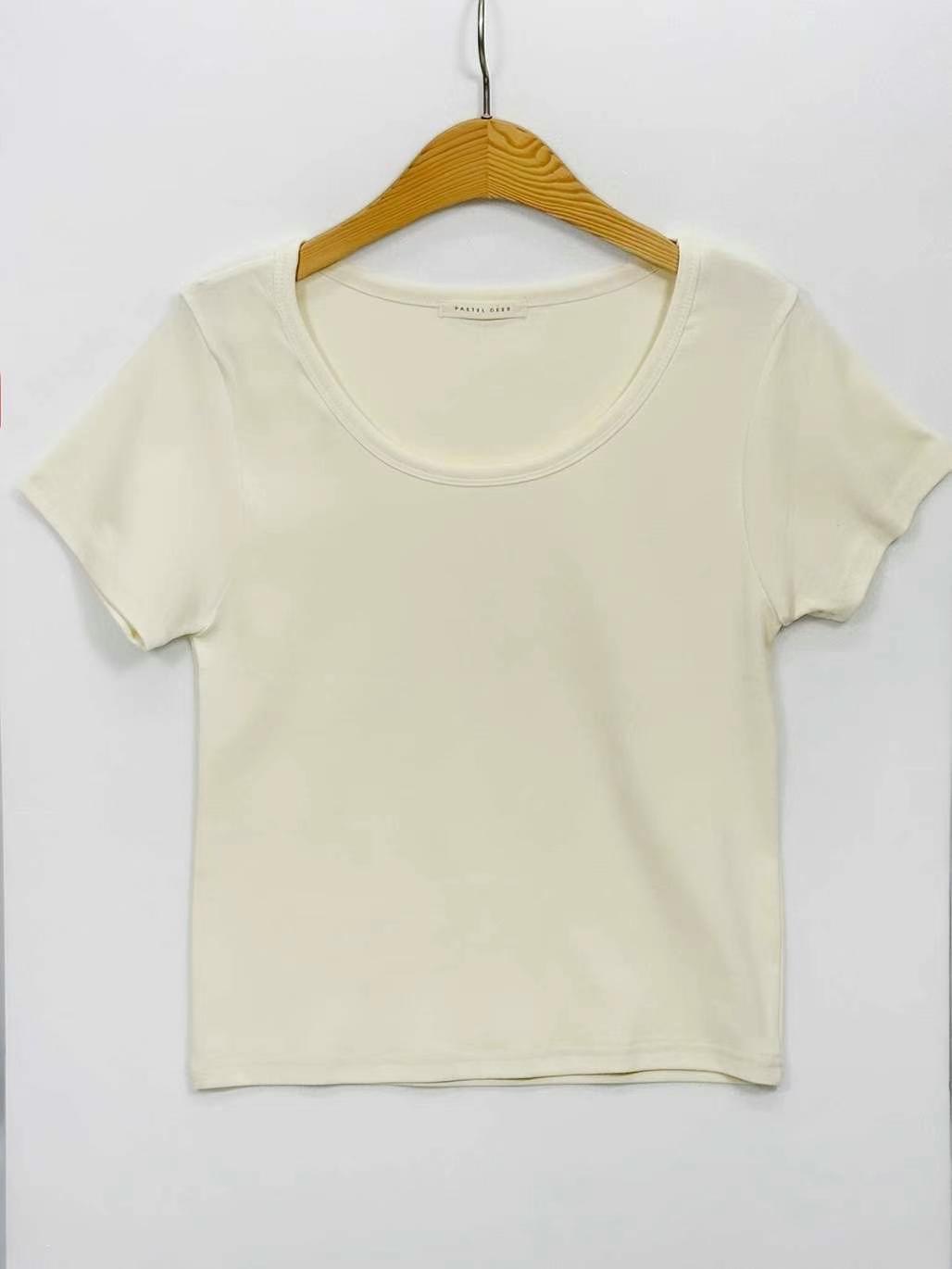 PASTELDEER韓國直郵㊣女裝新款25春夏真品休閑職業T恤莫代爾PASTELDEERT恤圖色2