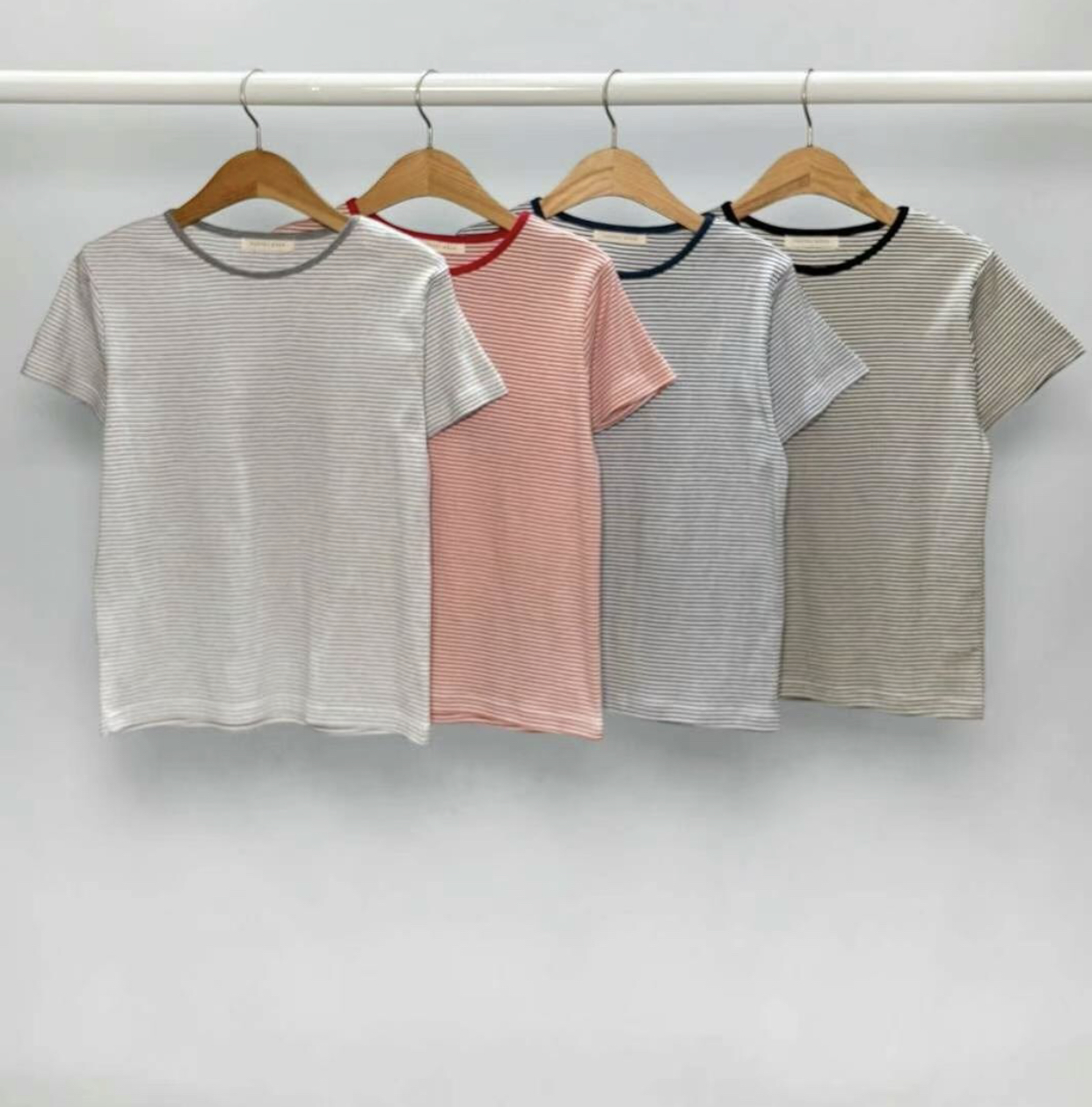 PASTELDEER韓國代購㊣女裝新款熱賣人氣時尚推薦25春夏職業T恤PASTELDEERT恤圖色4左四色