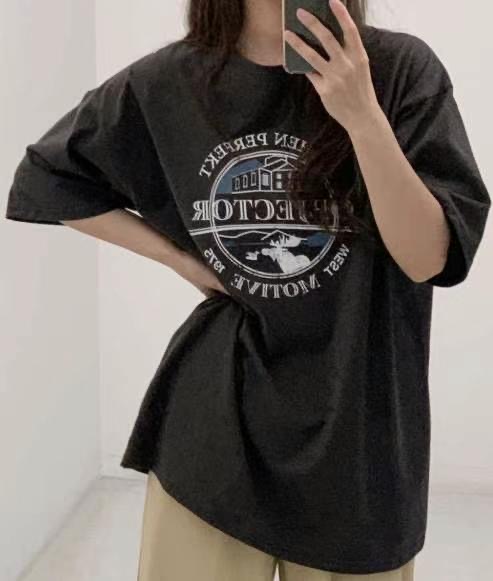 PASTELDEER東大門㊣代購女士新款職業時尚推薦休閑人氣熱賣T恤PASTELDEERT恤圖色1