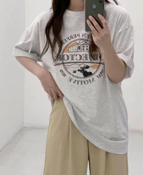 PASTELDEER東大門㊣代購女士新款職業時尚推薦休閑人氣熱賣T恤PASTELDEERT恤圖色3