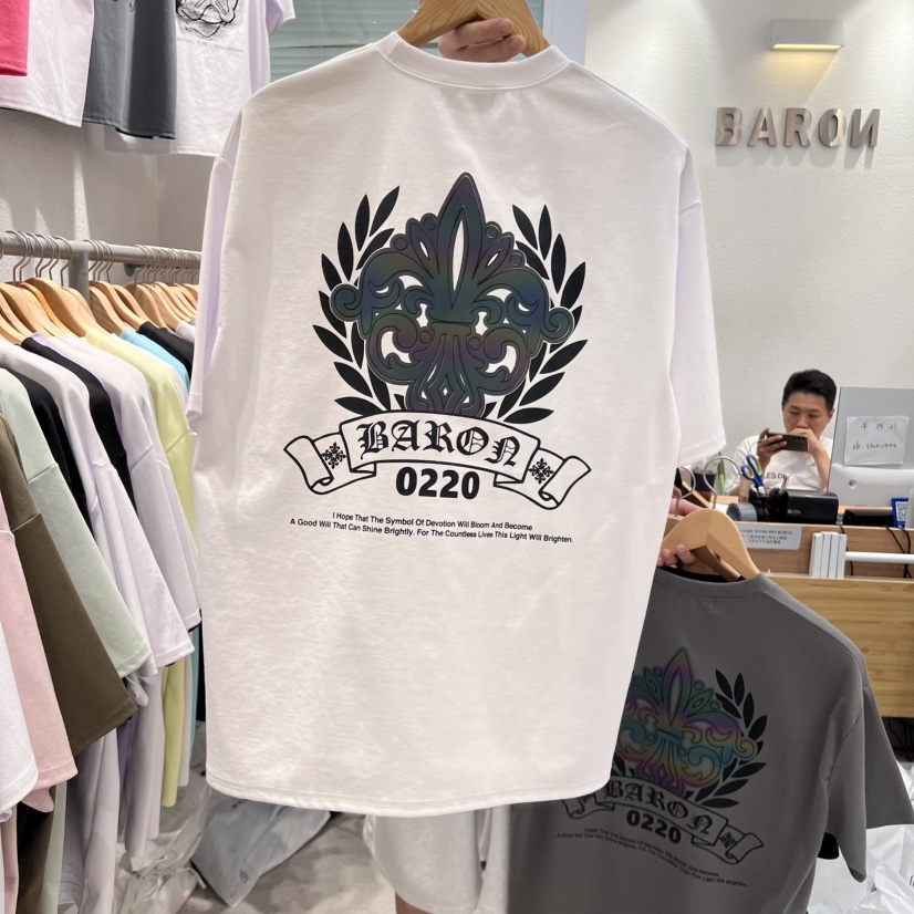 BARON-A東大門㊣代購女士新品休閑真品25春夏職業時尚人氣T恤BARON-AT恤