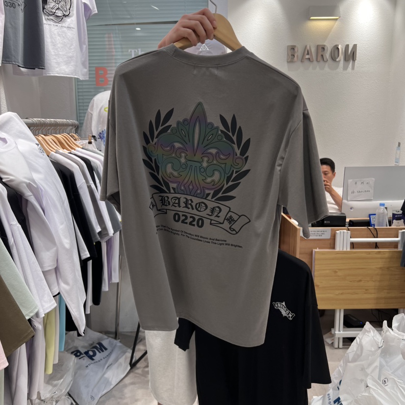 BARON-A東大門㊣代購女士新品休閑真品25春夏職業時尚人氣T恤BARON-AT恤