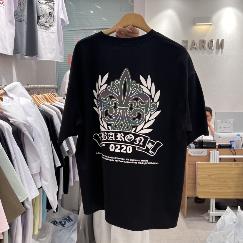 BARON-A東大門㊣代購女士新品休閑真品25春夏職業時尚人氣T恤BARON-AT恤