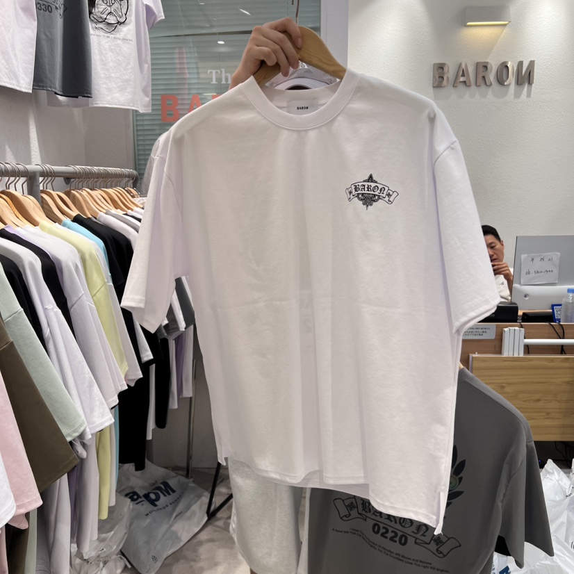 BARON-A東大門㊣代購女士新品休閑真品25春夏職業時尚人氣T恤BARON-AT恤圖色3