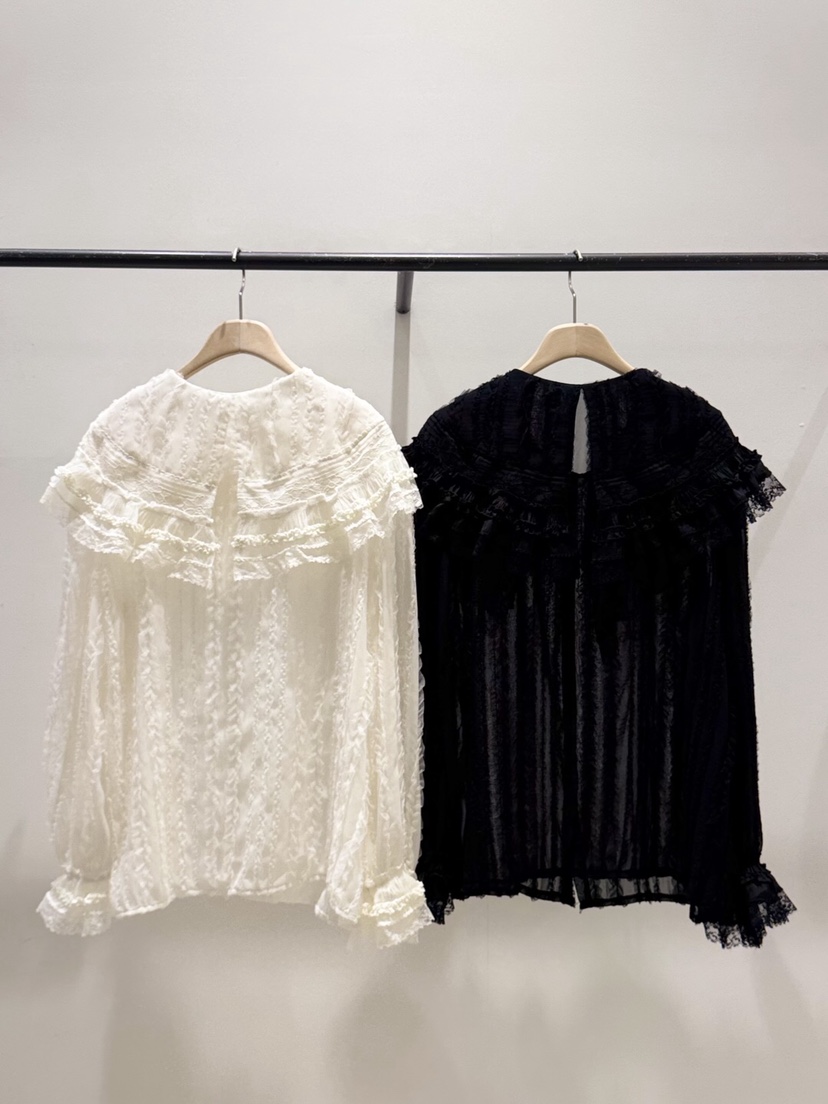 MELTED-P東大門㊣實拍女士新品休閑職業時尚人氣襯衫蕾絲衫MELTED-P襯衫/蕾絲衫