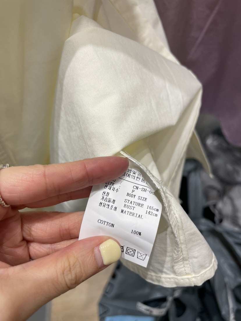 NEOUL韓國代購㊣女士新品時尚人氣職業推薦熱賣襯衫蕾絲衫棉質NEOUL/ahin雙領標簽襯衫/蕾絲衫