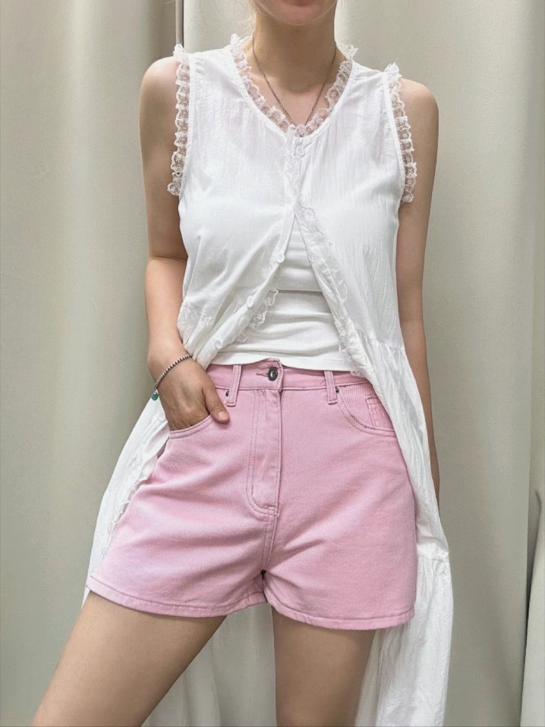 SPARK東大門㊣直郵女士新款25春夏休閑職業真品時尚連衣裙蕾絲SPARK連衣裙