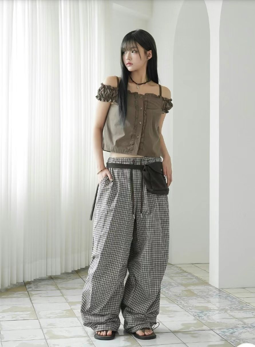 SPARK東大門㊣代購女士新品人氣25春夏推薦真品職業時尚休閑褲SPARK休閑褲