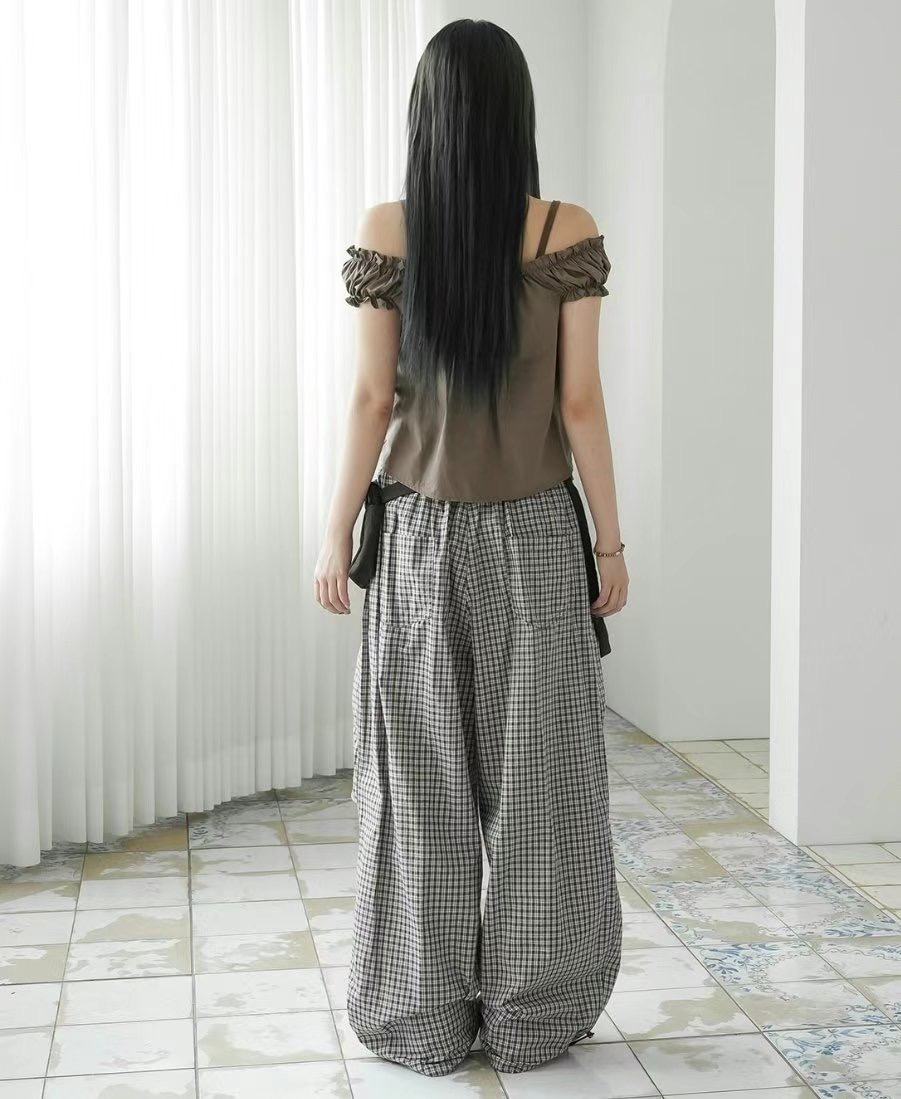 SPARK東大門㊣代購女士新品人氣25春夏推薦真品職業時尚休閑褲SPARK休閑褲