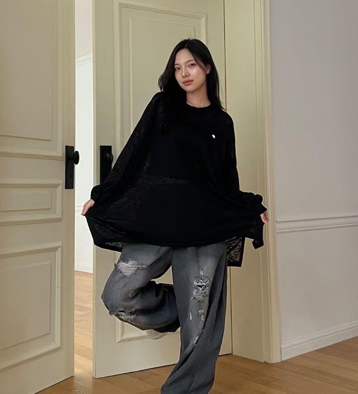 끌 벅지韓國代購㊣女裝新品時尚人氣休閑熱賣職業25春夏長袖T恤Pull Buck長袖T恤圖色4
