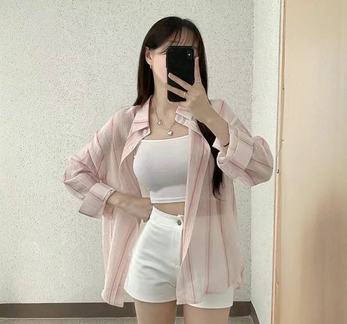 Y.BUTTERFIY韓國代購㊣女裝新款休閑職業襯衫蕾絲衫不含內搭Y.BUTTERFIY襯衫/蕾絲衫
