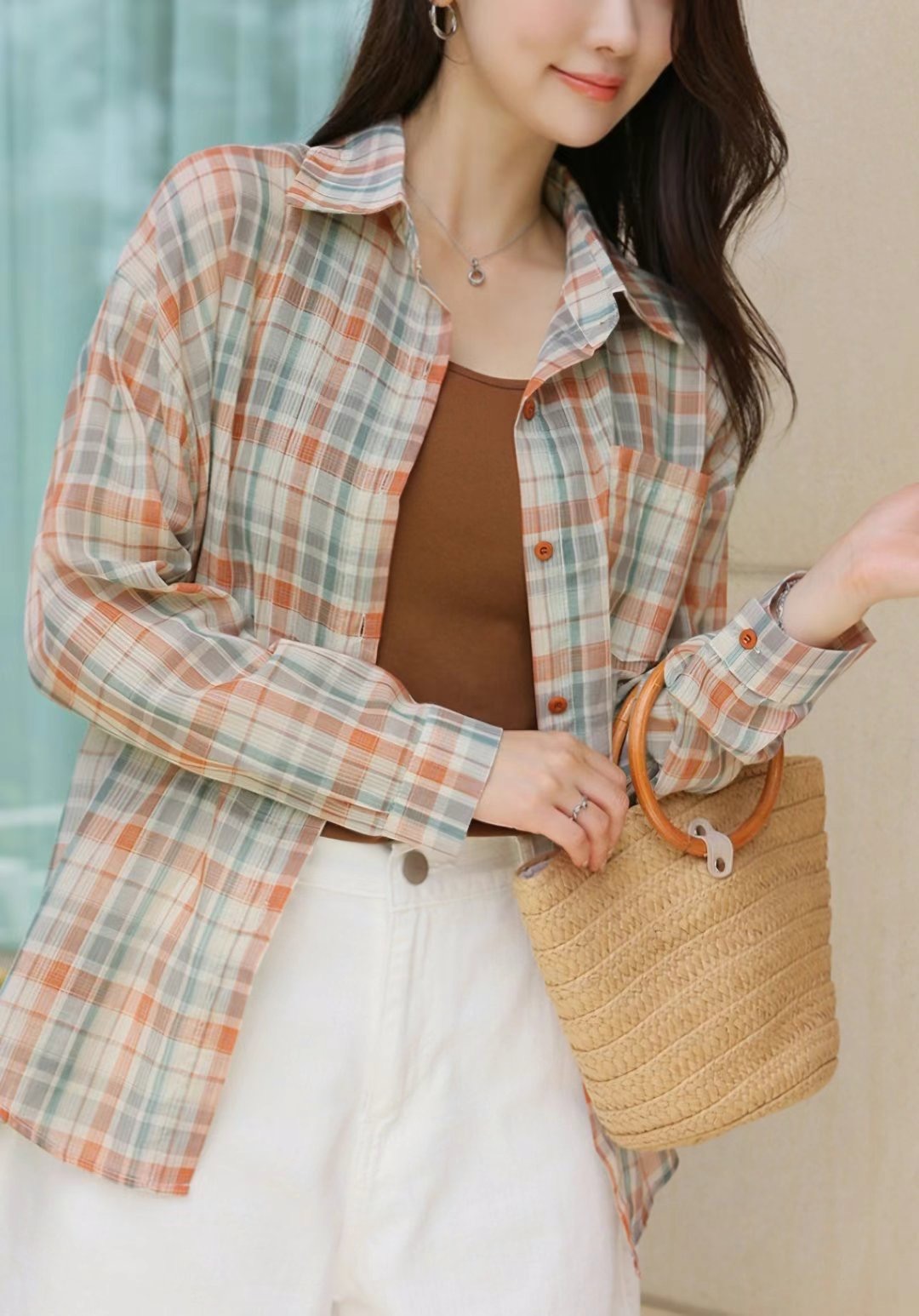 Y.BUTTERFIY韓國直郵㊣女裝新品25春夏熱賣推薦休閑套裝格紋Y.BUTTERFIY套裝
