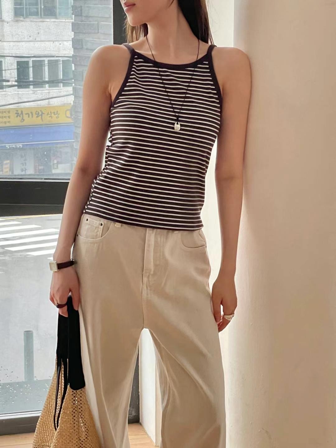 ANNSTORY-앤스토리-T韓國代購㊣女士新款推薦休閑吊帶背心ANNSTORY吊帶/背心圖色3
