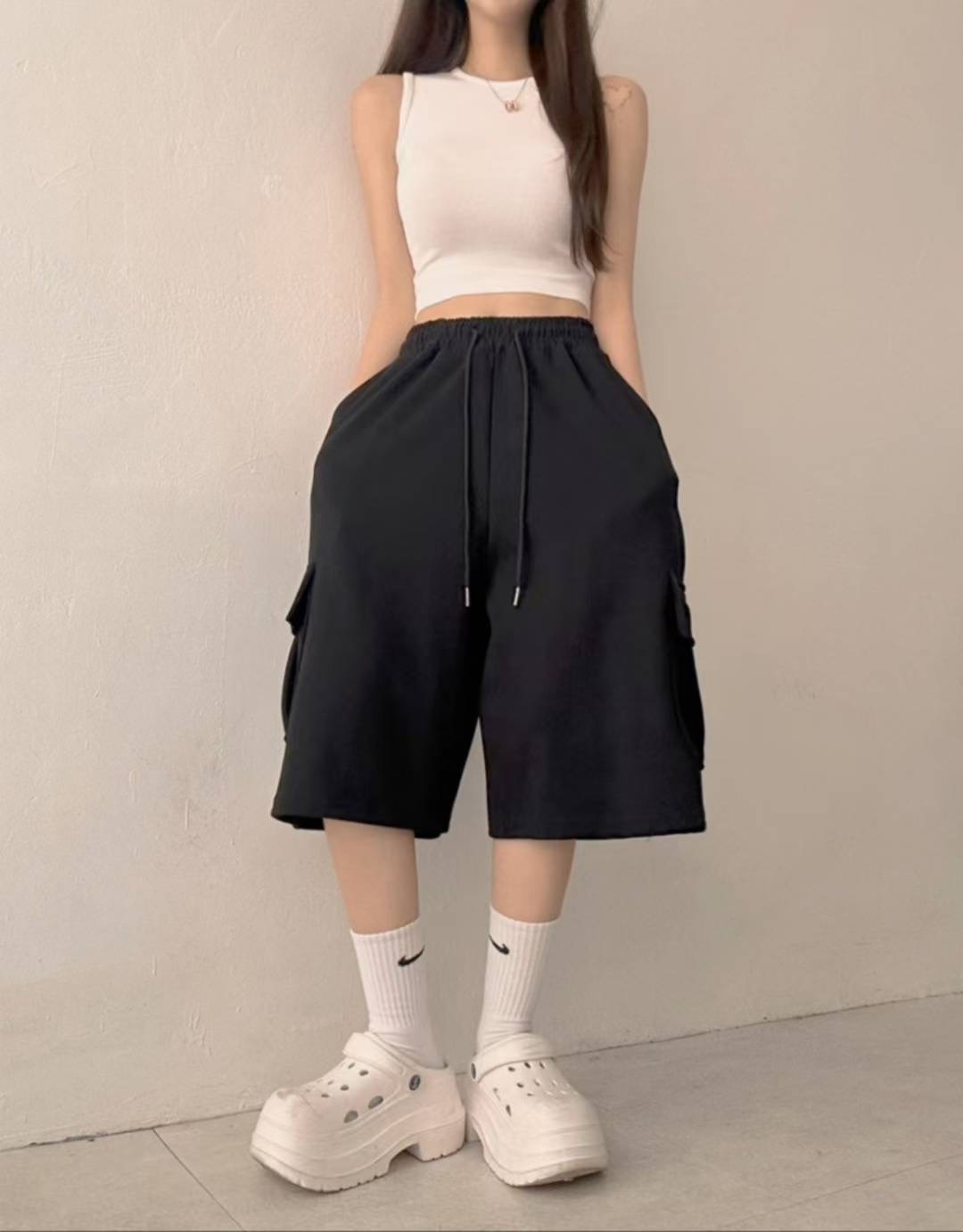 BARO韓國直郵㊣女士新品時尚熱賣休閑人氣職業真品25春夏短褲BARO短褲圖色2