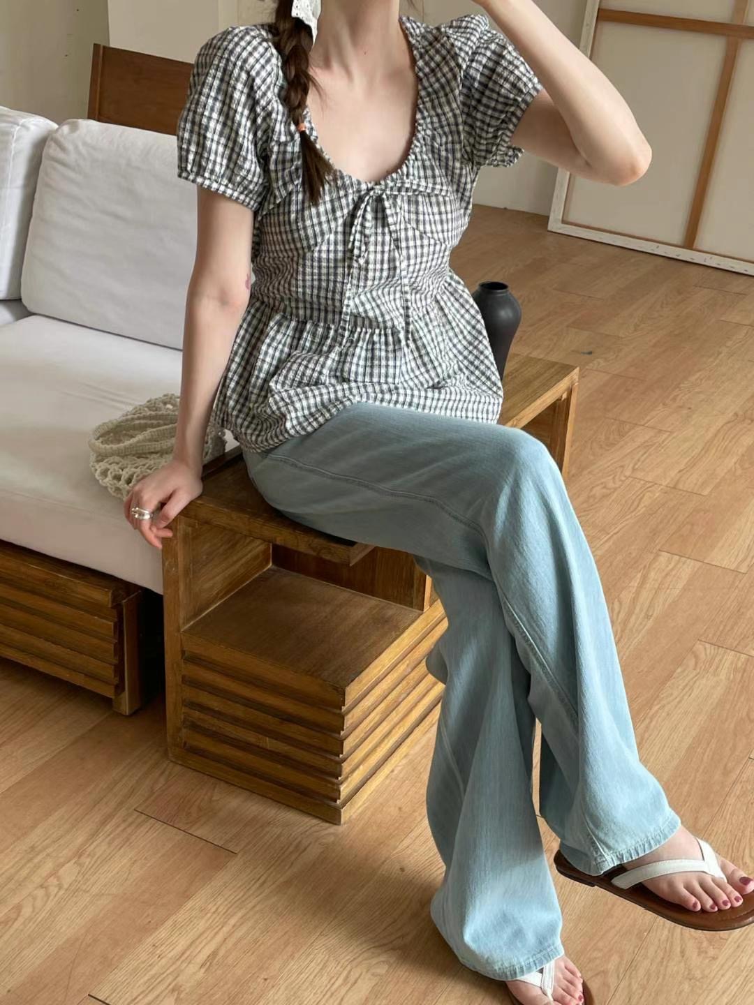 ANNSTORY-앤스토리-T韓國代購㊣女裝新款職業真品襯衫蕾絲衫ANNSTORY襯衫/蕾絲衫