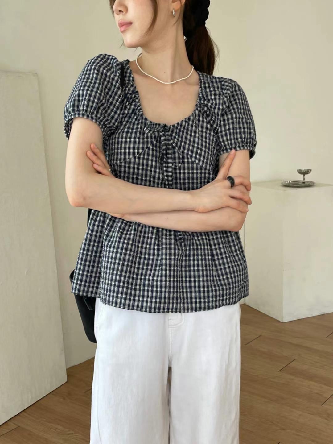 ANNSTORY-앤스토리-T韓國代購㊣女裝新款職業真品襯衫蕾絲衫ANNSTORY襯衫/蕾絲衫圖色3