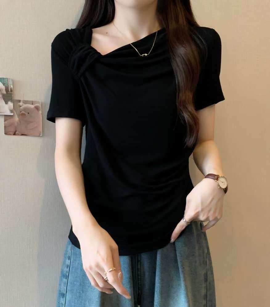 BLUE ANGEL-블루엔젤-T東大門㊣代購女士新品推薦25春夏T恤BLUE ANGEL-otT恤圖色2