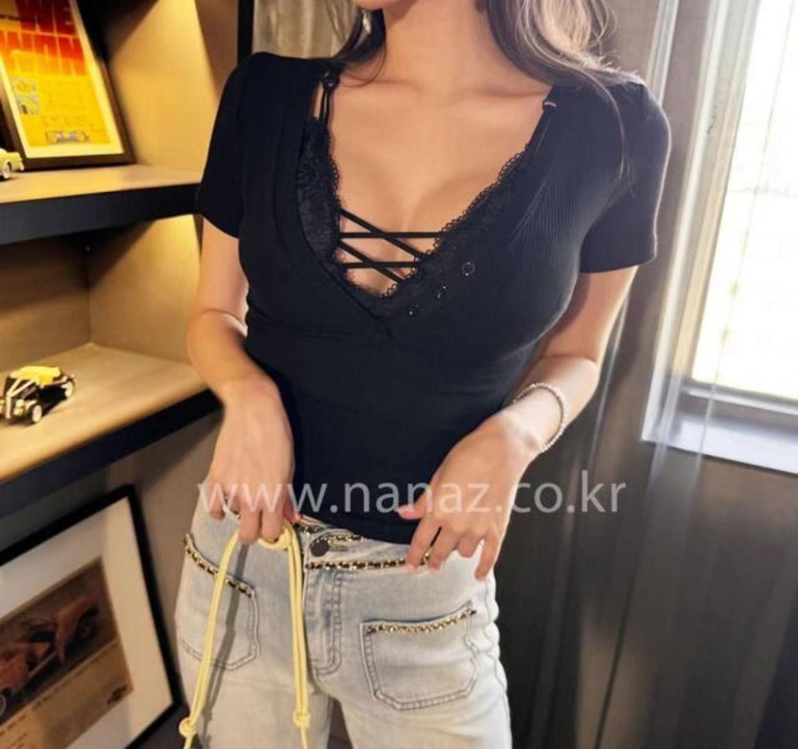 BLUE ANGEL-블루엔젤-T東大門㊣代購女裝新品推薦休閑T恤BLUE ANGEL-otT恤圖色2