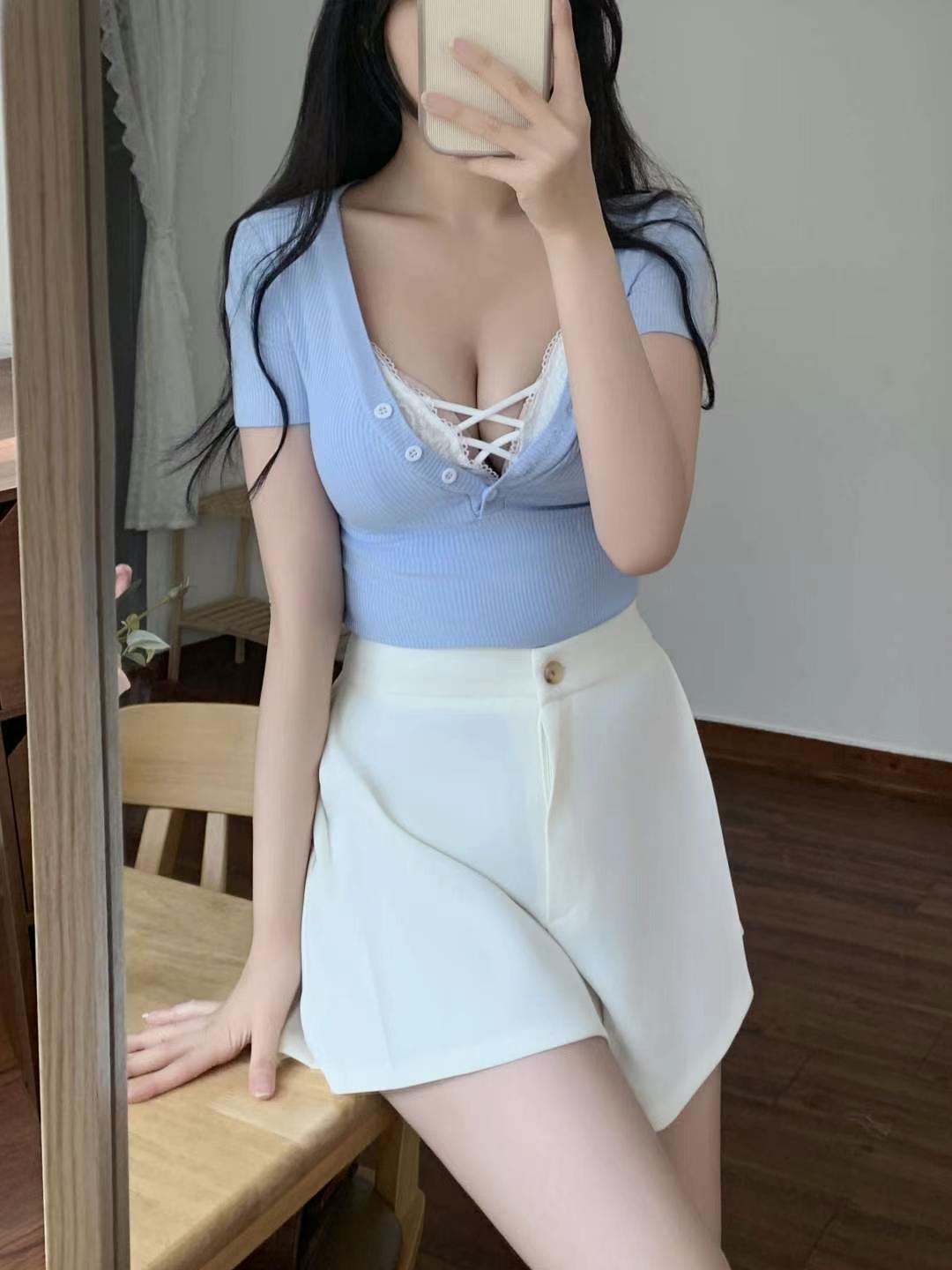BLUE ANGEL-블루엔젤-T東大門㊣代購女裝新品推薦休閑T恤BLUE ANGEL-otT恤圖色3