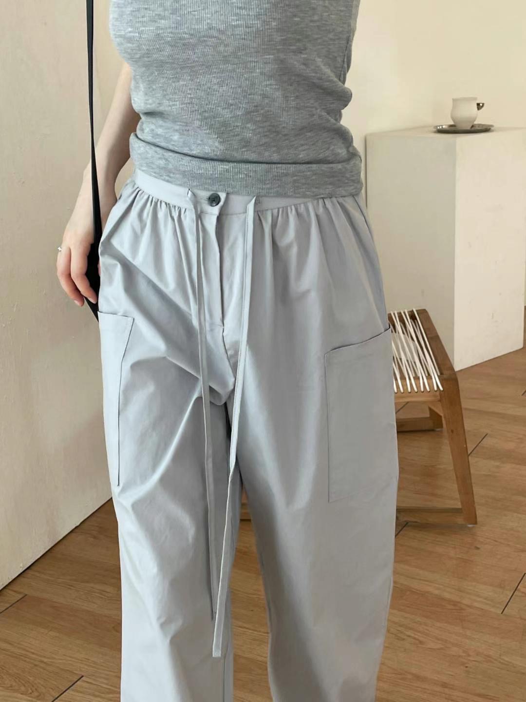 ANNSTORY-앤스토리-T東大門㊣實拍女裝新款25春夏休閑褲工裝褲ANNSTORY休閑褲