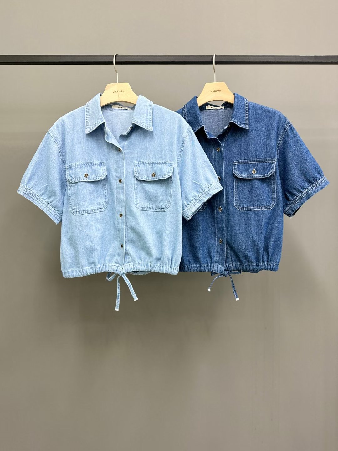 ANDANTE韓國代購㊣女裝新品真品人氣熱賣推薦時尚襯衫蕾絲衫ANDANTE襯衫/蕾絲衫
