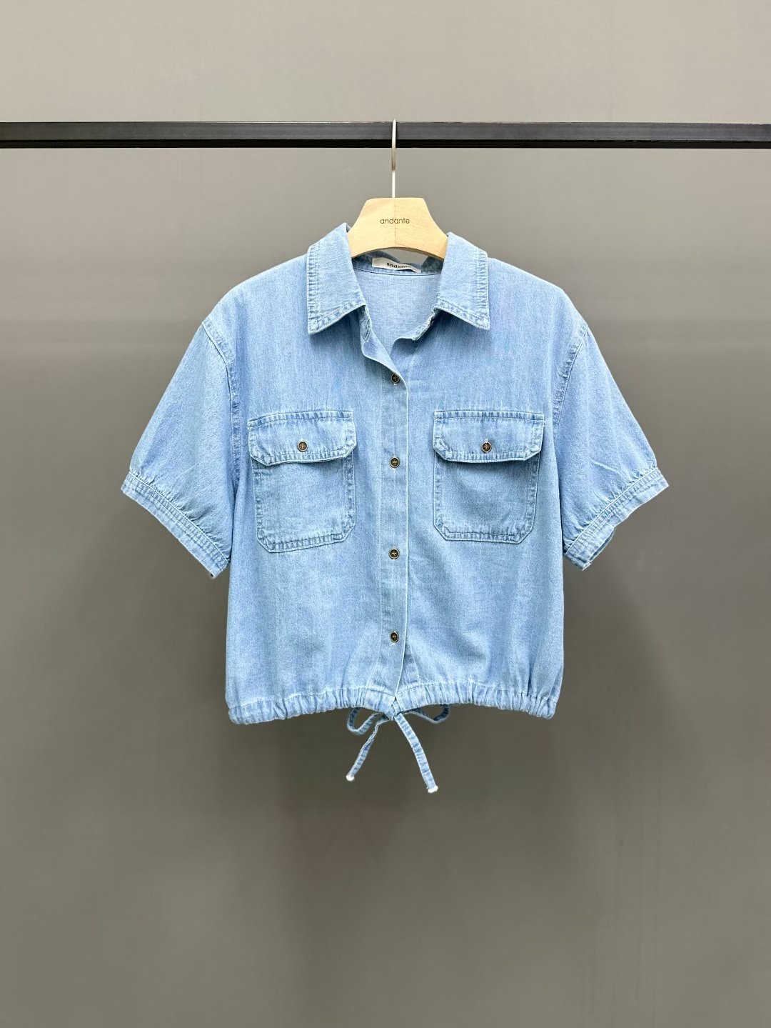 ANDANTE韓國代購㊣女裝新品真品人氣熱賣推薦時尚襯衫蕾絲衫ANDANTE襯衫/蕾絲衫圖色1