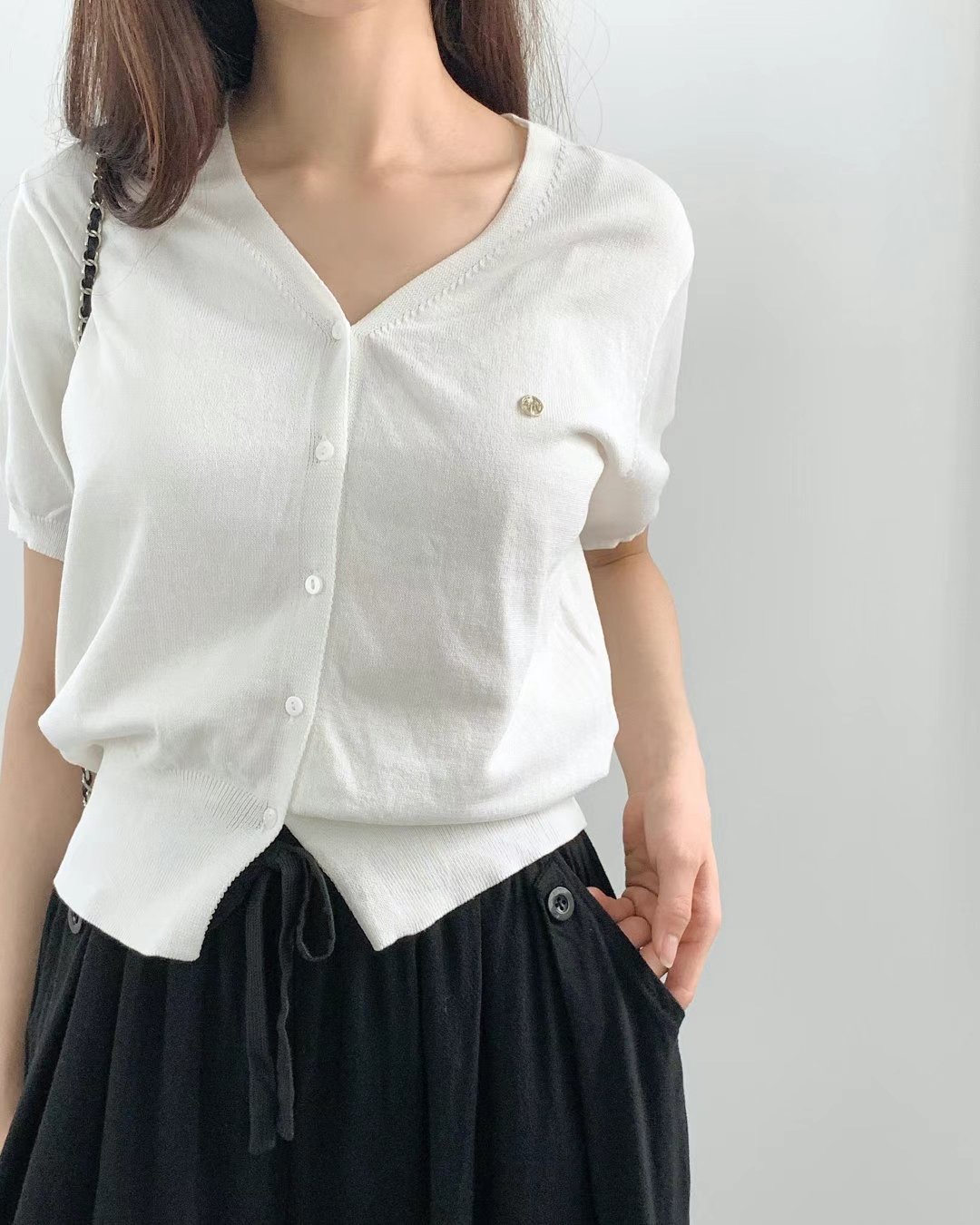 ANDANTE東大門㊣直郵女士新品25春夏時尚推薦職業針織衫開衫ANDANTE針織衫