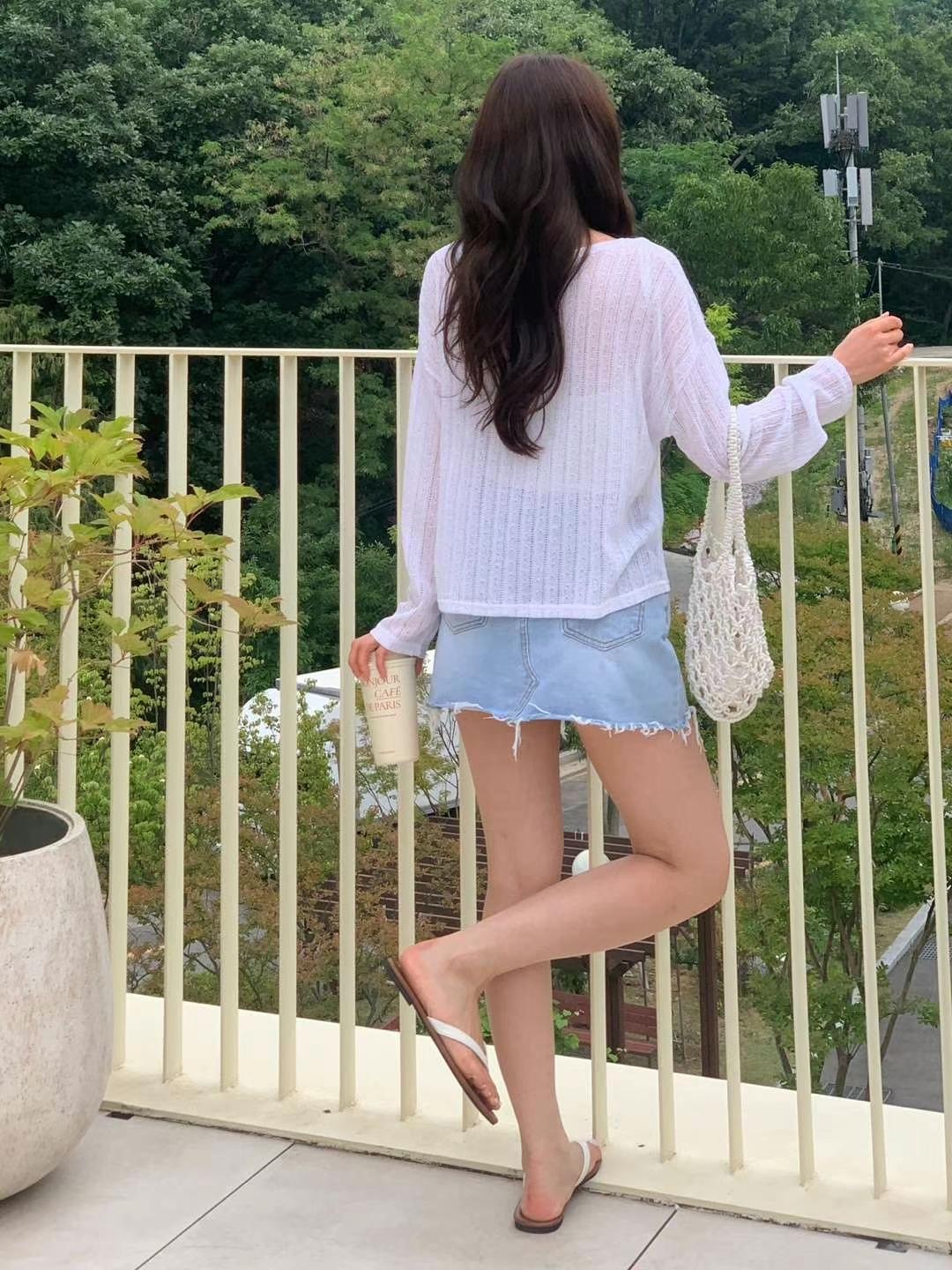 EROOM韓國代購㊣女裝新品推薦時尚真品25春夏熱賣職業針織衫EROOM針織衫