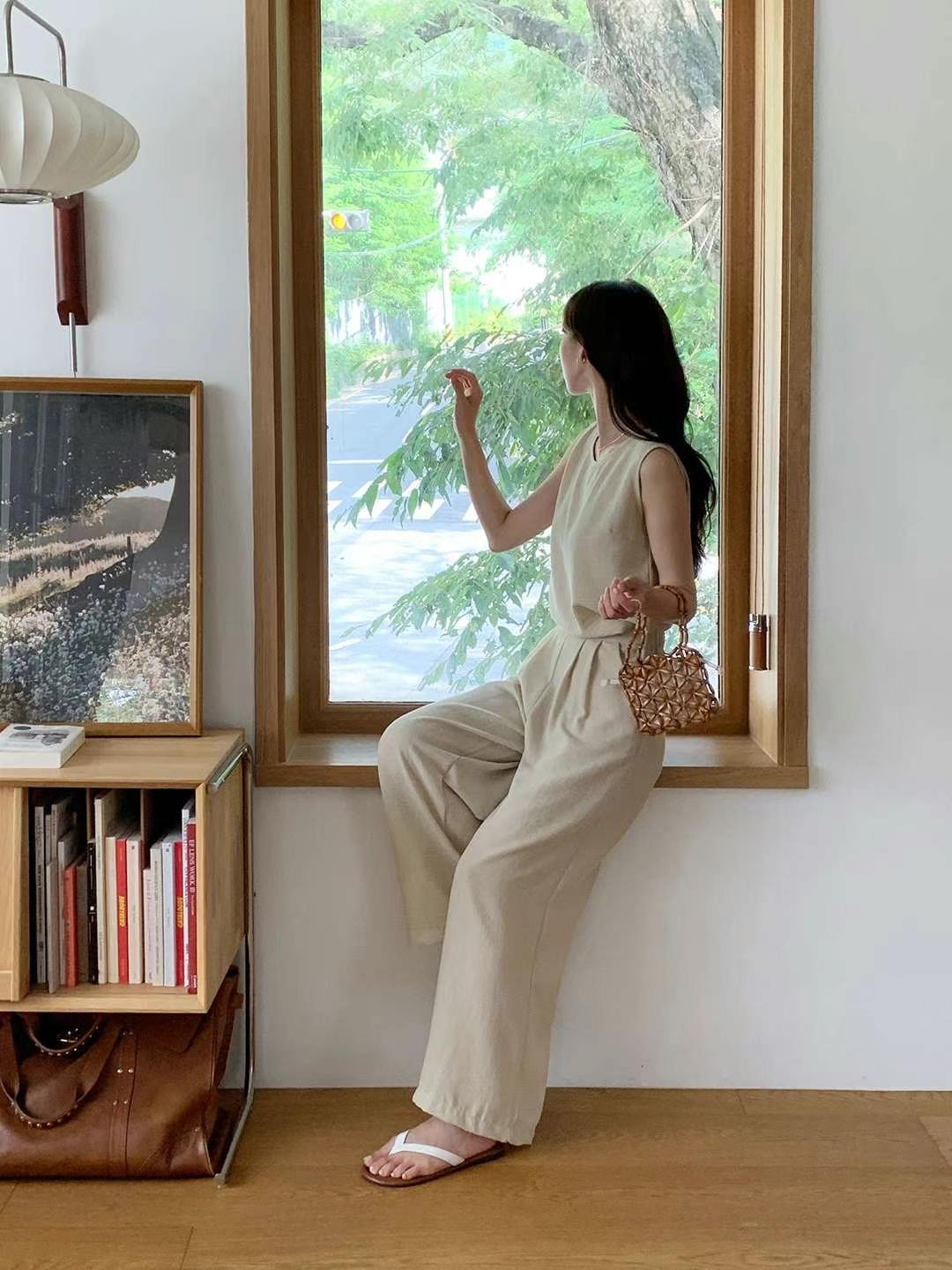 EROOM東大門㊣實拍女裝新款推薦時尚休閑真品熱賣25春夏套裝套裝EROOM套裝