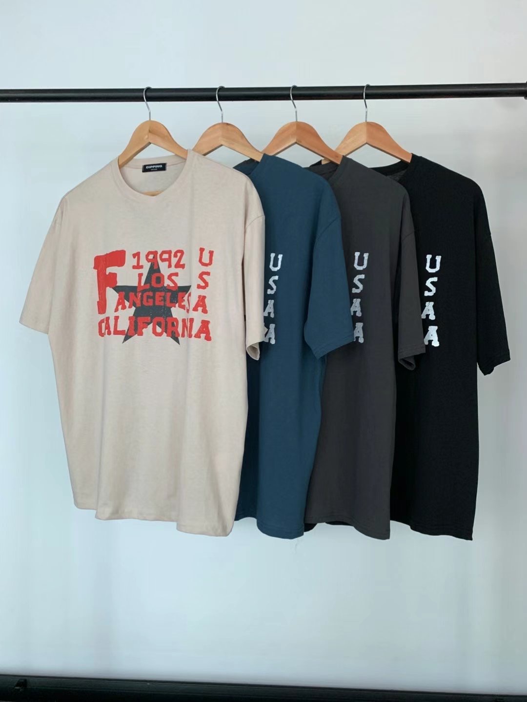 DIPPING韓國代購㊣女裝新品休閑人氣25春夏真品推薦時尚T恤DIPPINGT恤圖色3左三色