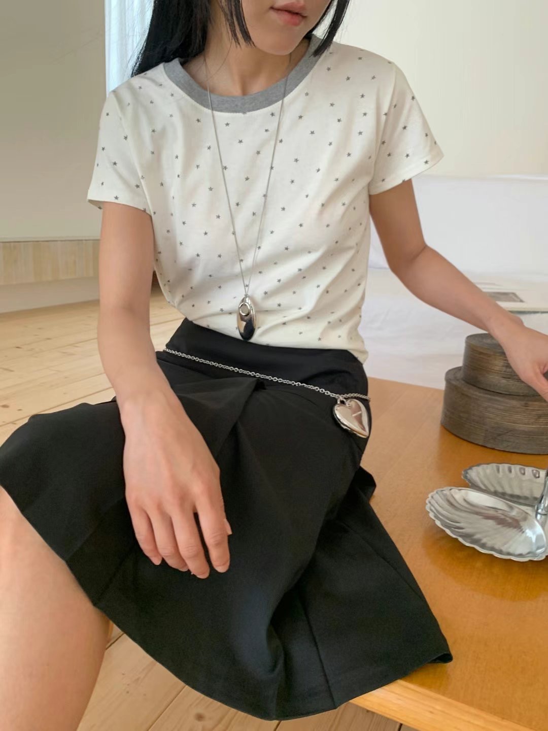 DIPPING韓國代購㊣女裝新款25春夏熱賣時尚職業休閑推薦T恤DIPPINGT恤