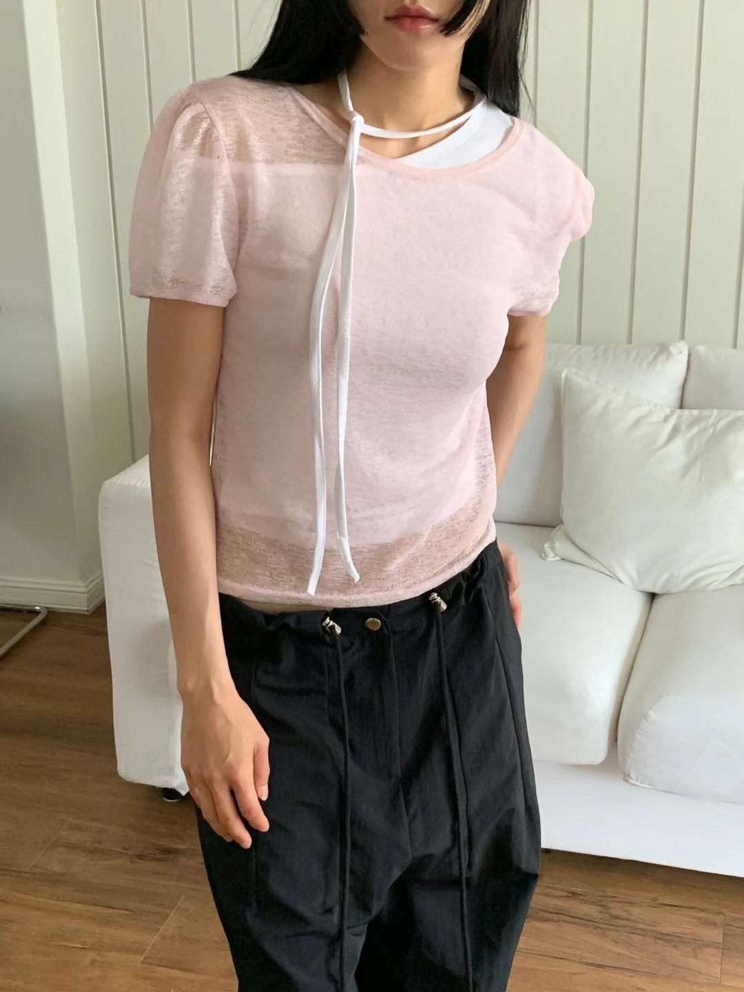 DIPPING韓國代購㊣女士新款25春夏休閑人氣熱賣推薦職業T恤DIPPINGT恤