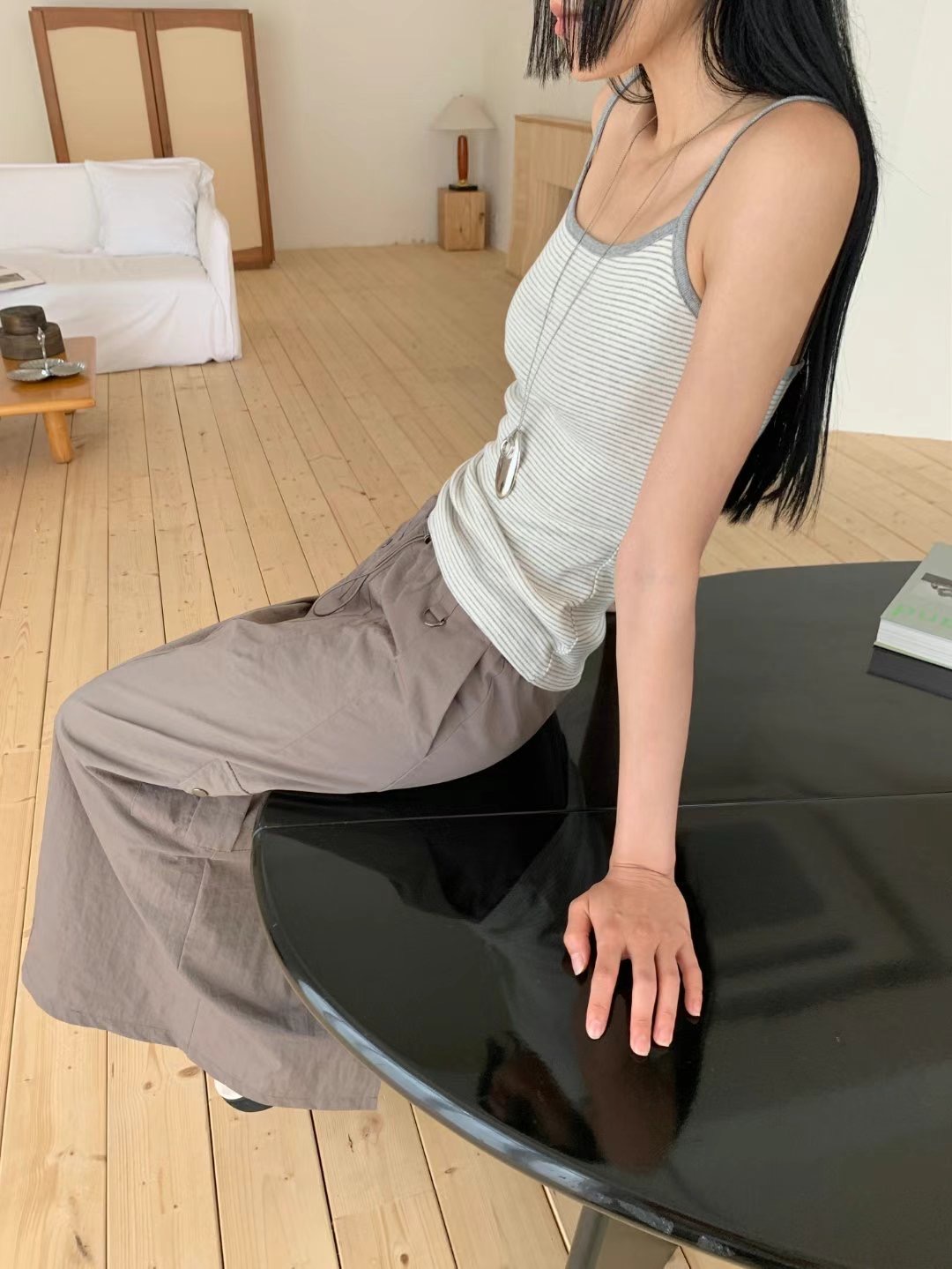 DIPPING東大門㊣實拍女士新款休閑推薦人氣熱賣真品吊帶背心DIPPING吊帶/背心