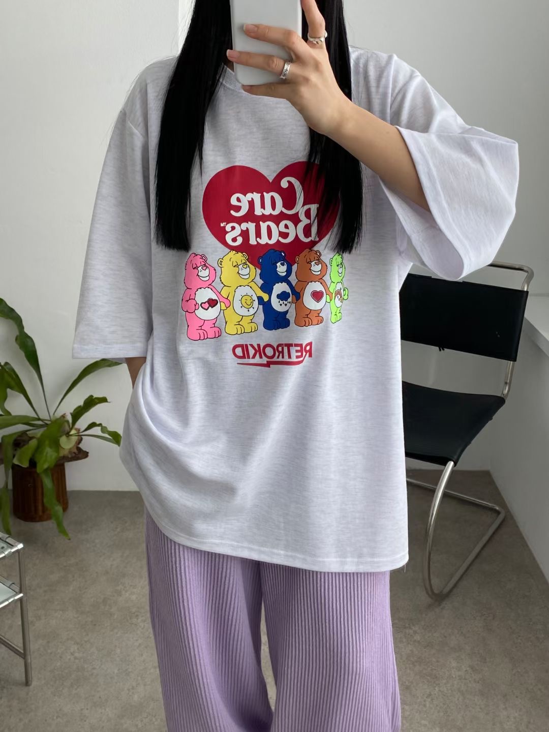 끌 벅지東大門㊣實拍女士新款真品熱賣推薦25春夏職業人氣T恤Pull BuckT恤圖色3