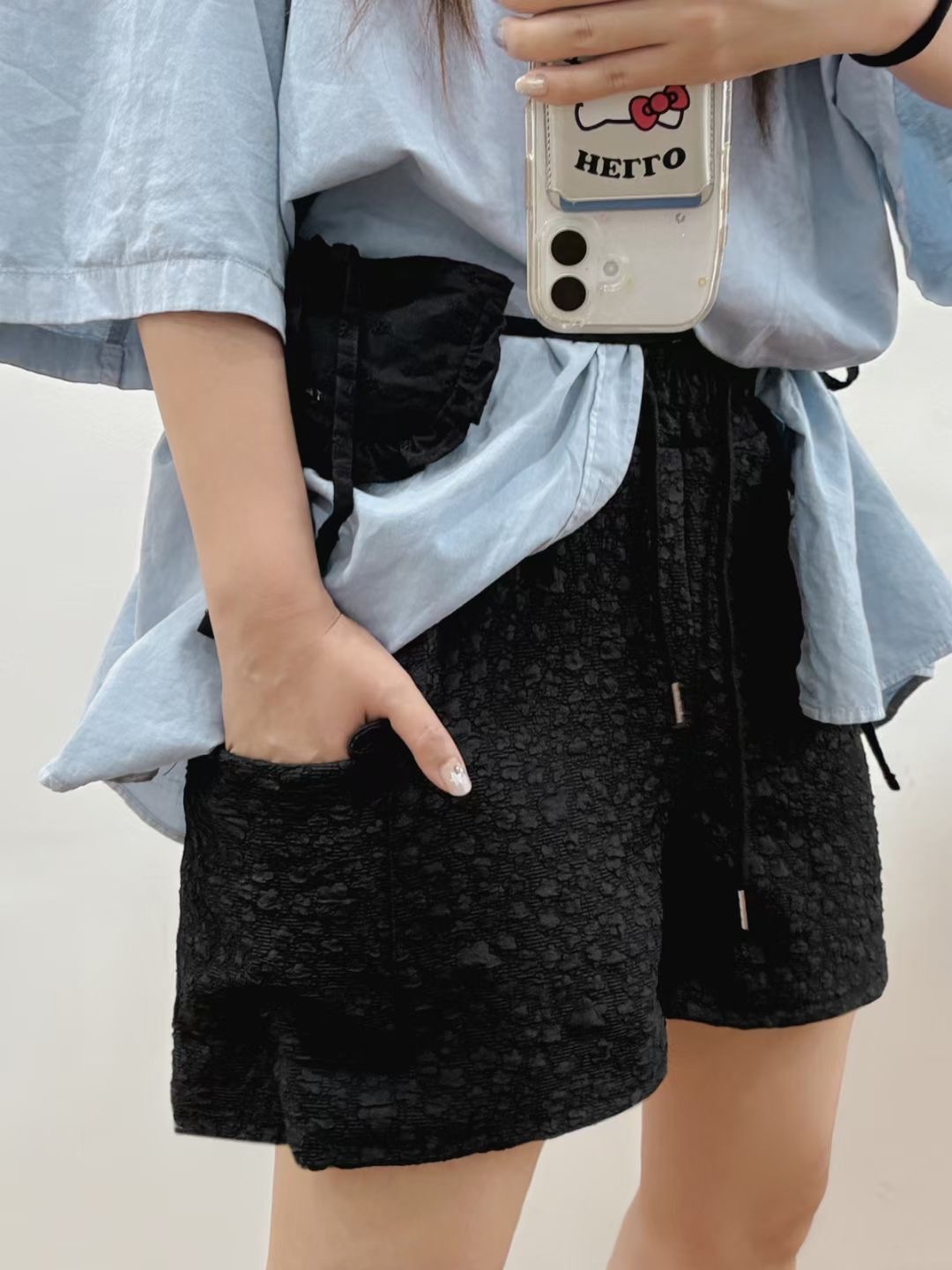 끌 벅지韓國代購㊣女裝新款熱賣推薦休閑人氣25春夏職業短褲Pull Buck短褲圖色3