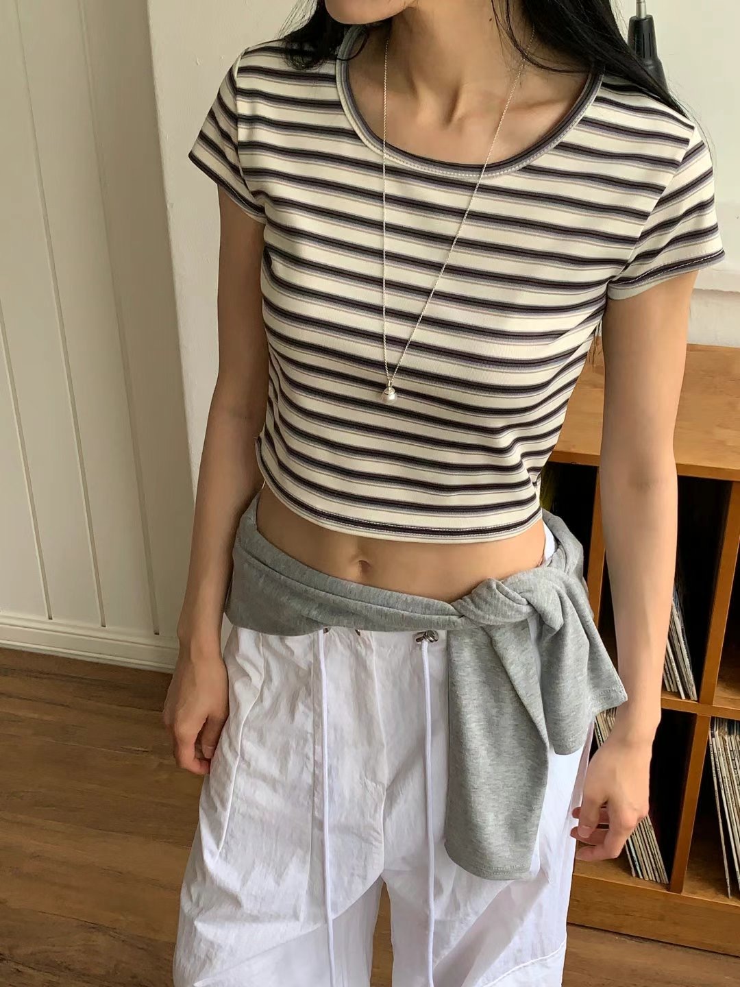 DIPPING韓國代購㊣女裝新品25春夏時尚職業推薦真品休閑T恤DIPPINGT恤