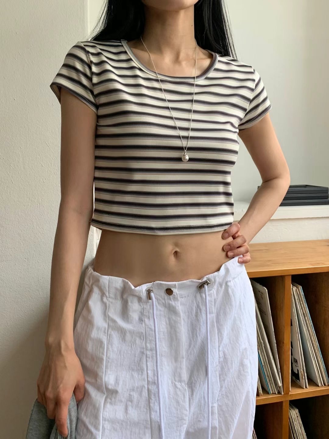 DIPPING韓國代購㊣女裝新品25春夏時尚職業推薦真品休閑T恤DIPPINGT恤