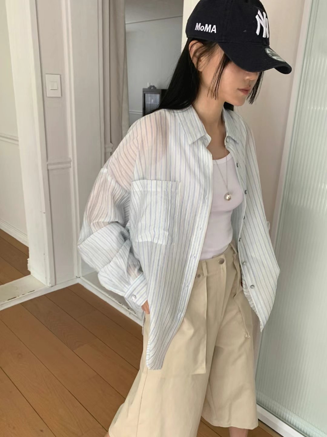 DIPPING韓國直郵㊣女裝新品人氣職業推薦休閑25春夏襯衫蕾絲衫DIPPING襯衫/蕾絲衫