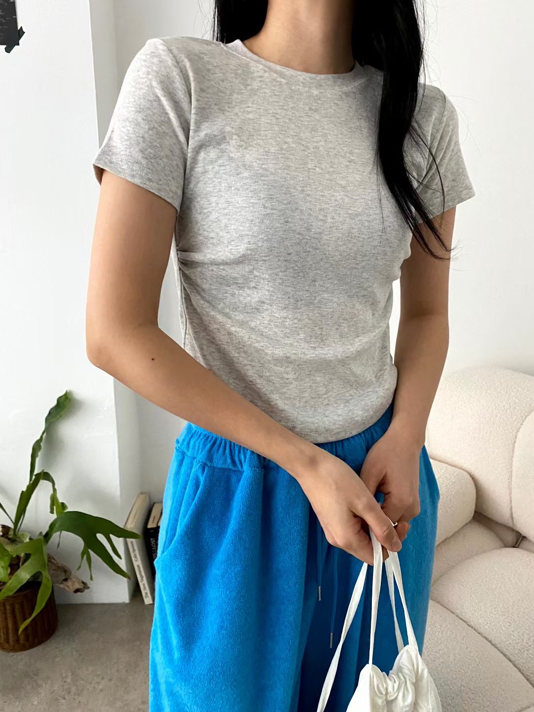 끌 벅지東大門㊣代購女士新款25春夏推薦職業熱賣真品人氣T恤Pull BuckT恤圖色6