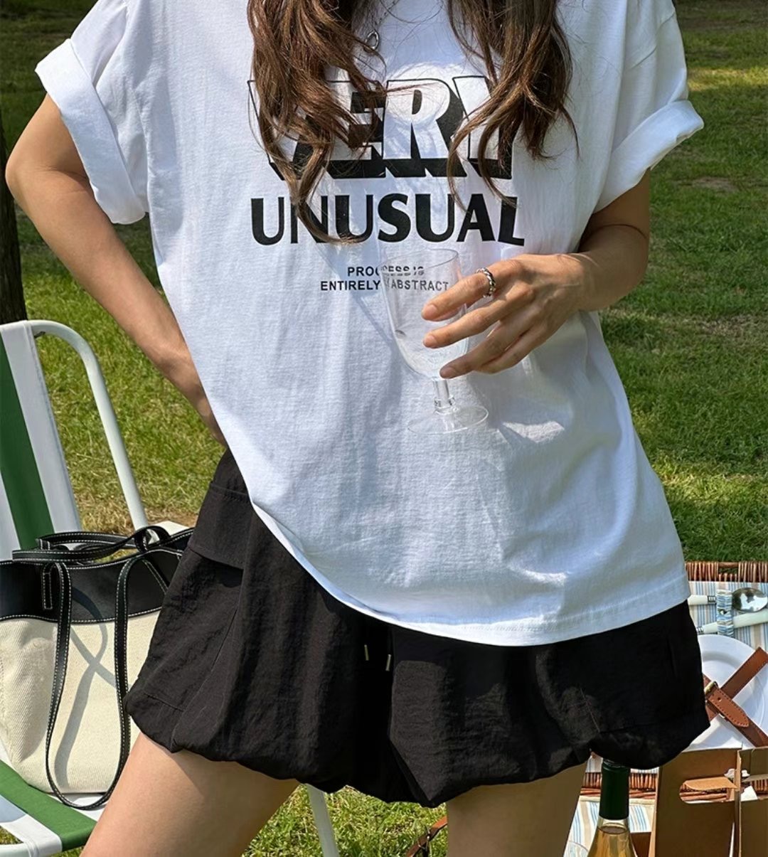 SPARK東大門㊣實拍女士新款時尚25春夏職業推薦真品人氣短褲SPARK短褲