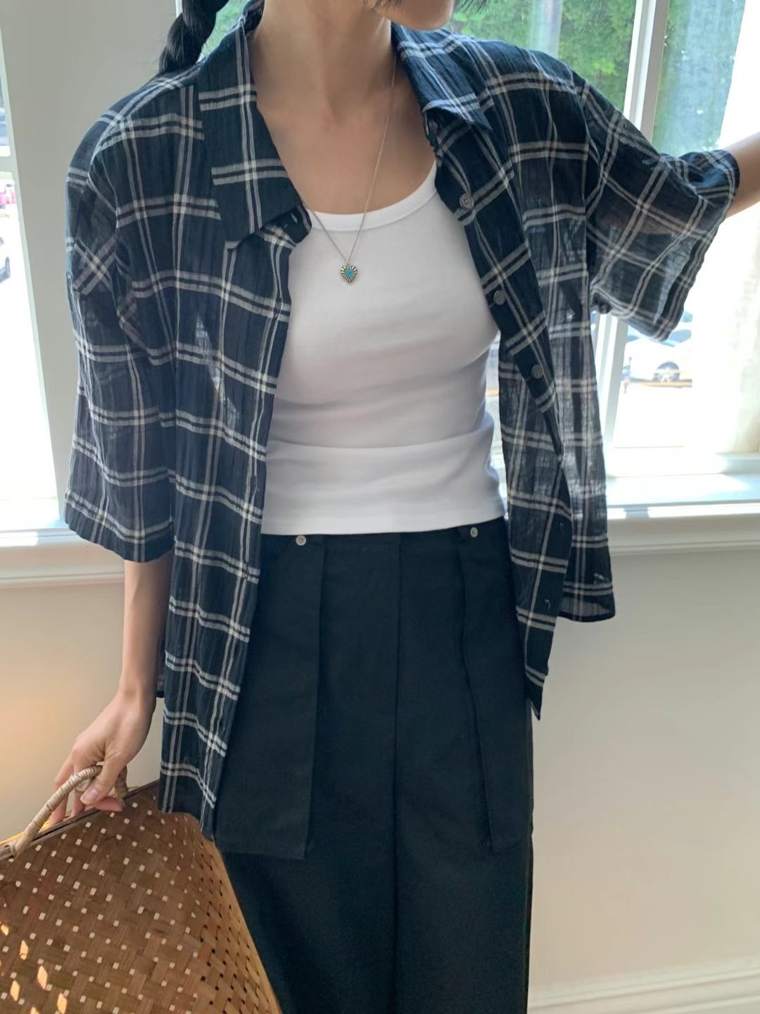 DIPPING東大門㊣實拍女裝新款熱賣25春夏真品推薦襯衫蕾絲衫DIPPING襯衫/蕾絲衫圖色2