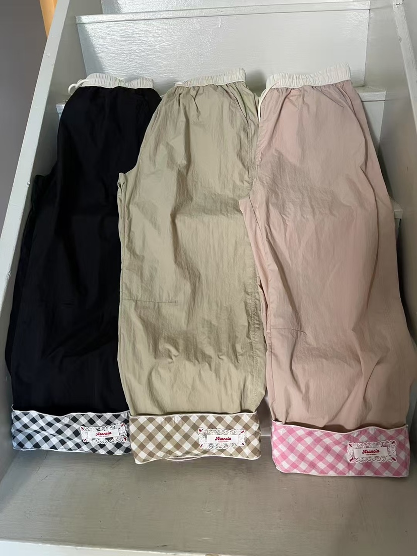 ARANCIA韓國代購㊣女裝新品人氣25春夏職業熱賣休閑休閑褲格紋ARANCIA休閑褲