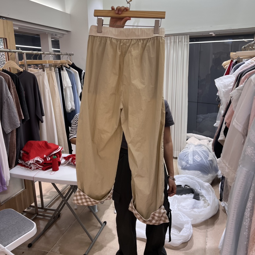 ARANCIA韓國代購㊣女裝新品人氣25春夏職業熱賣休閑休閑褲格紋ARANCIA休閑褲
