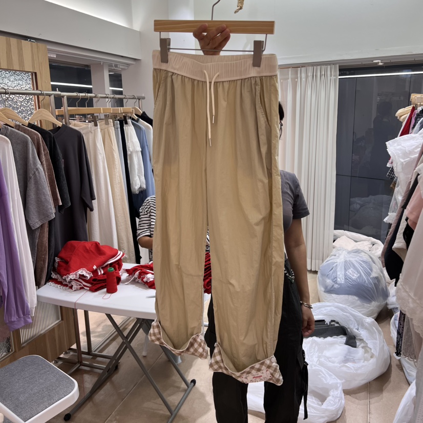 ARANCIA韓國代購㊣女裝新品人氣25春夏職業熱賣休閑休閑褲格紋ARANCIA休閑褲