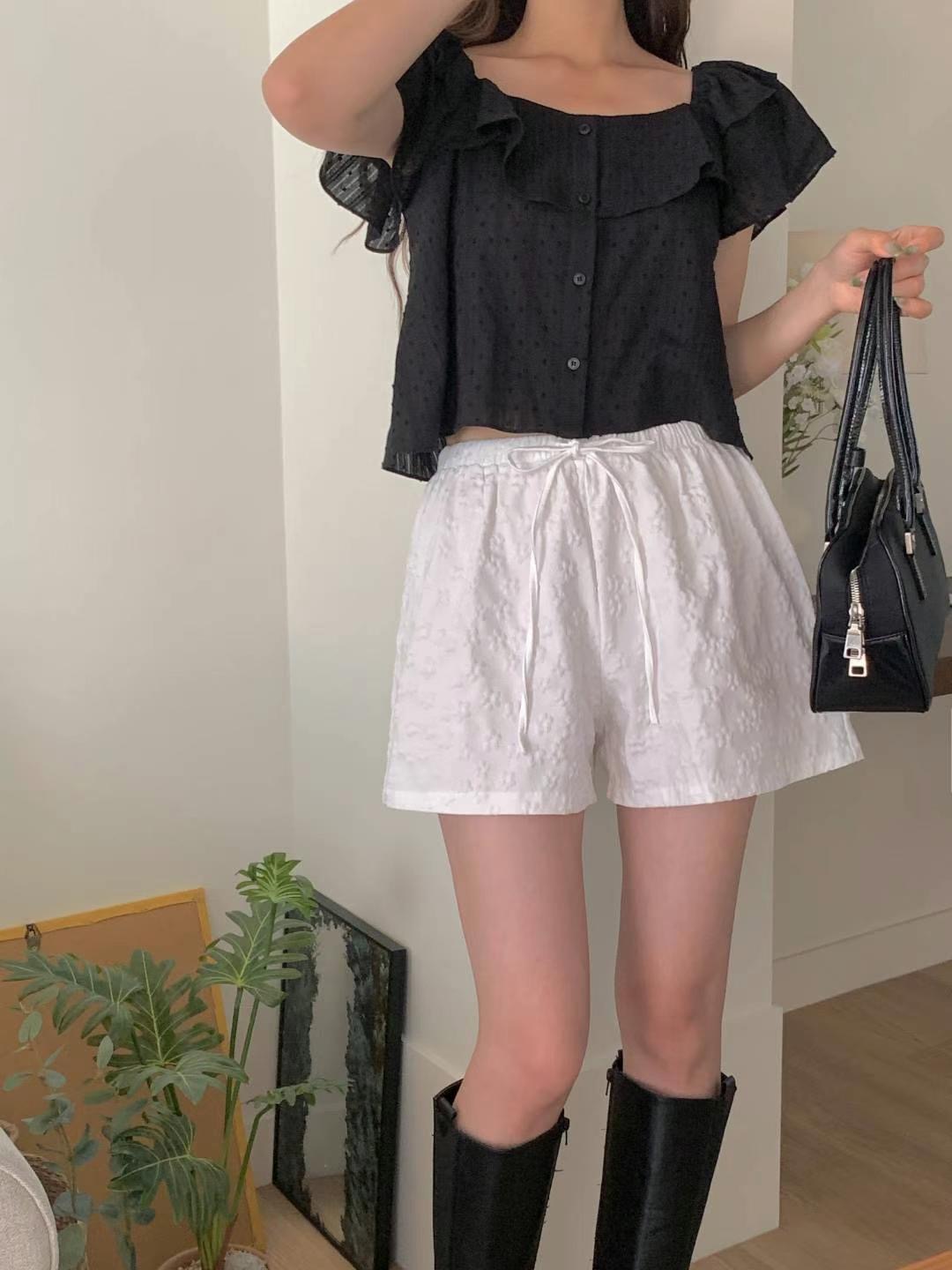 CHERRY YA東大門㊣直郵女士新品25春夏真品熱賣休閑推薦短褲CHERRY YA短褲