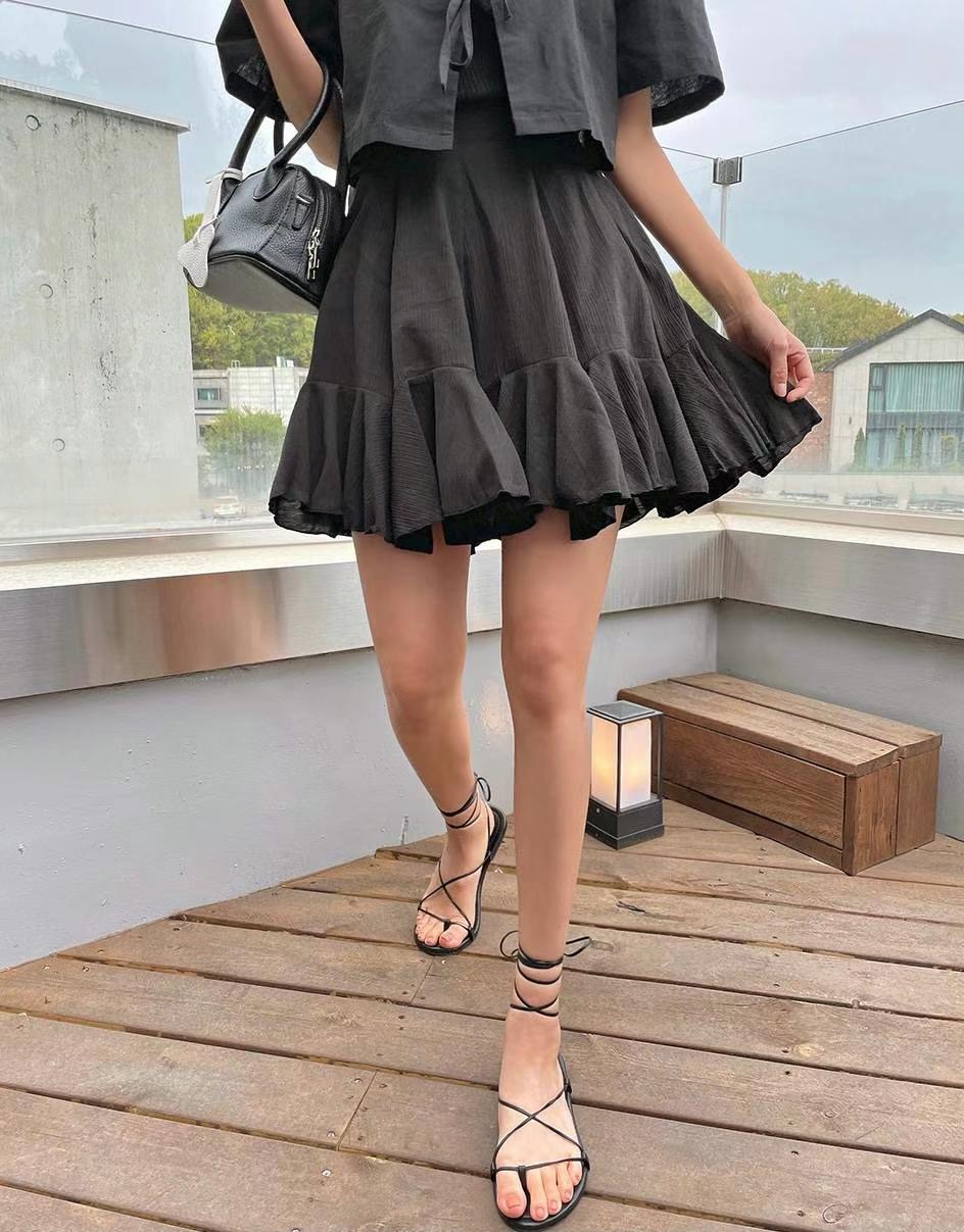 CHERRY YA韓國代購㊣女裝新品熱賣休閑時尚推薦真品職業裙褲CHERRY YA裙褲圖色2
