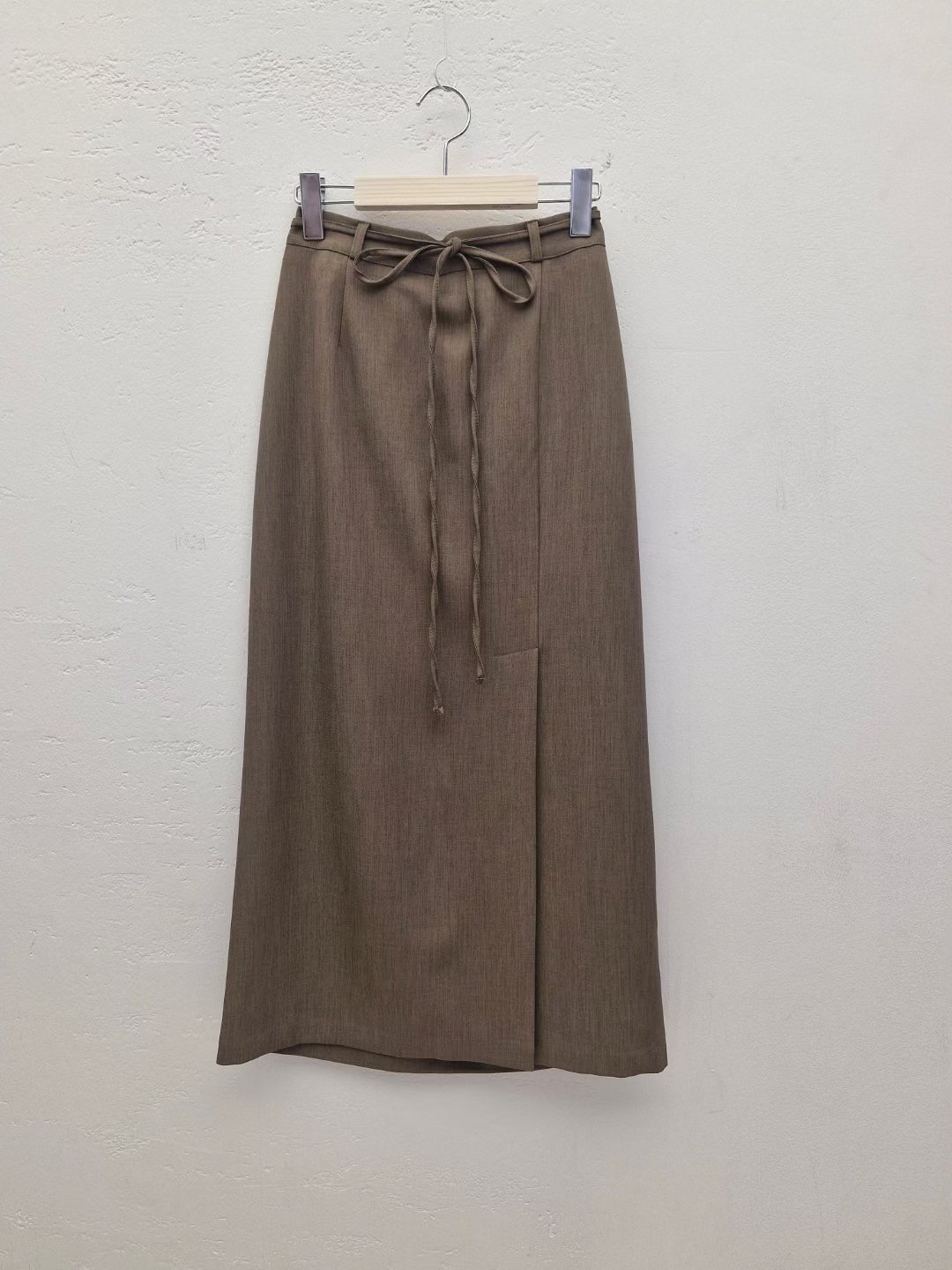 IF U-이퓨-T東大門㊣實拍女士新品人氣職業熱賣長裙含腰繩IF U長裙圖色3