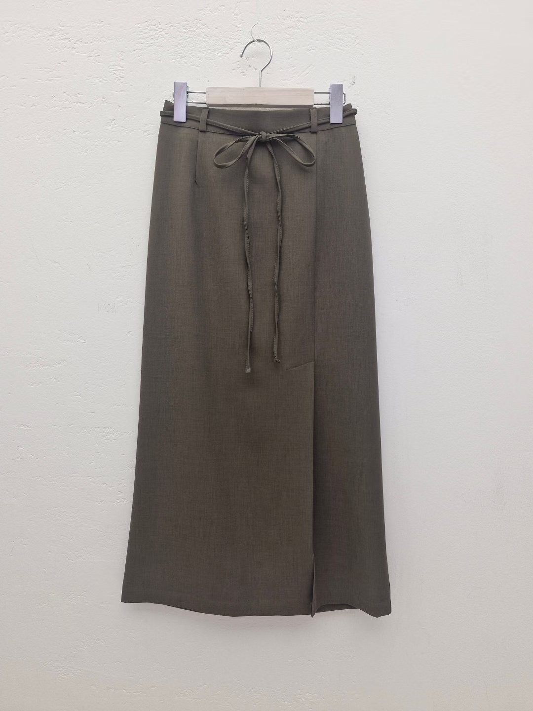 IF U-이퓨-T東大門㊣實拍女士新品人氣職業熱賣長裙含腰繩IF U長裙圖色4